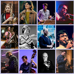 A collage of the twelve musicians that make up the Ivo Neame’s ‘Dodeka’.
