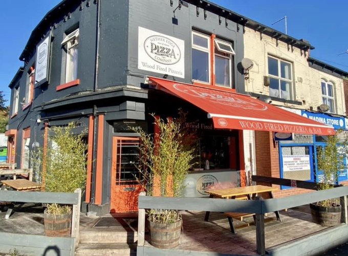 Exterior of the Nether Edge Pizza Co.