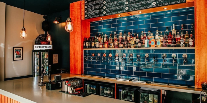 The bar at Two Thirds Beer Co.