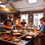 A cookery workshop at the Blend Culinary Foundation.
