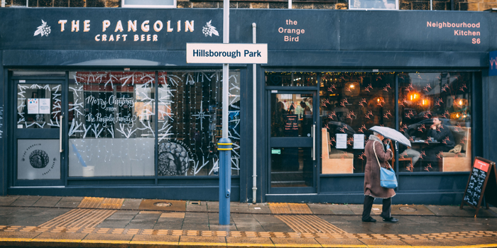 Exterior of The Pangolin Craft Beer