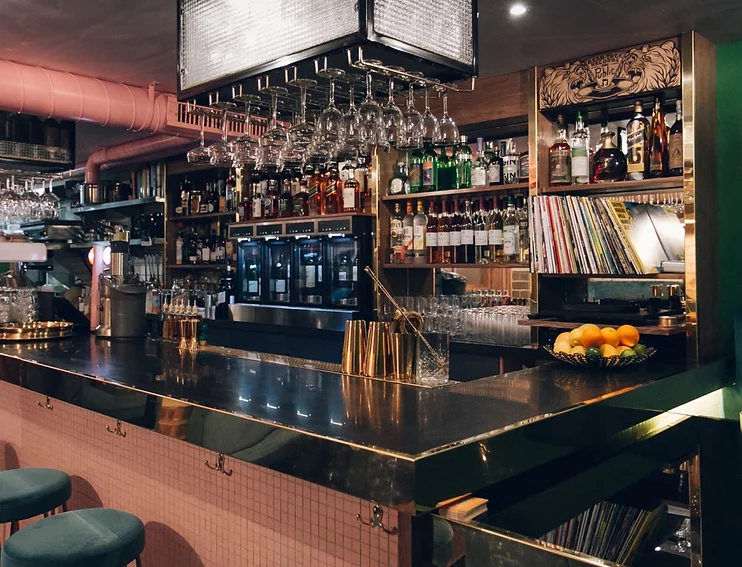 The interior of Public.