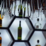 Detail of the bar at Guyshi BBQ & Bar