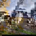 The exterior of the Merlin Theatre.