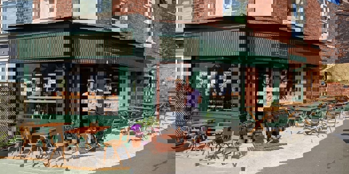 Exterior of Kopi & Chai.