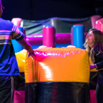 People having fun at Air Haus.