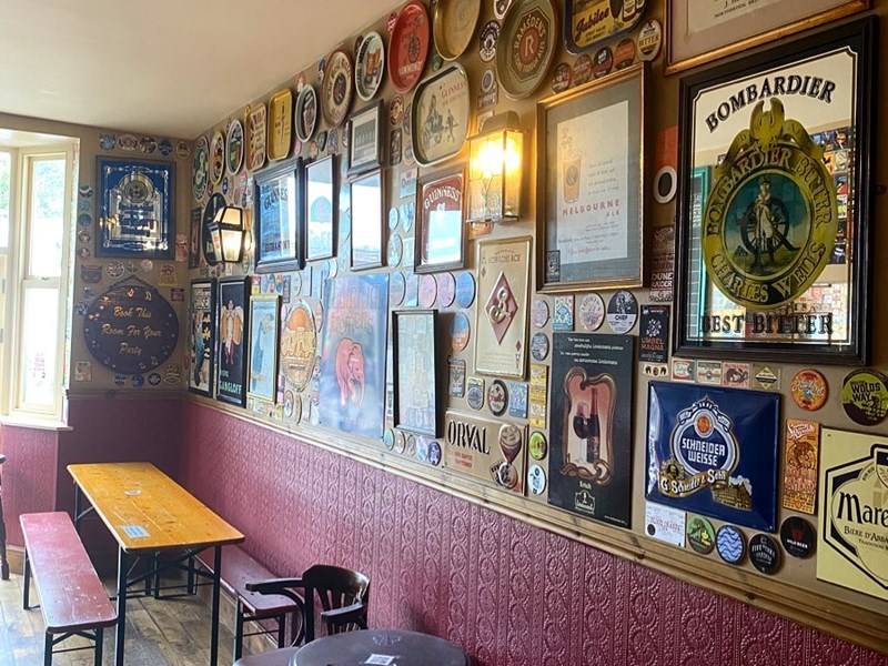 The interior of Shakespeares.