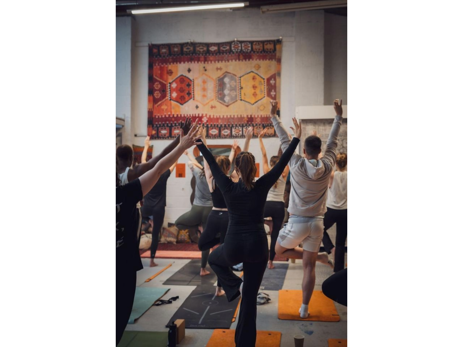 A Pilates class at Nomad Maison. 