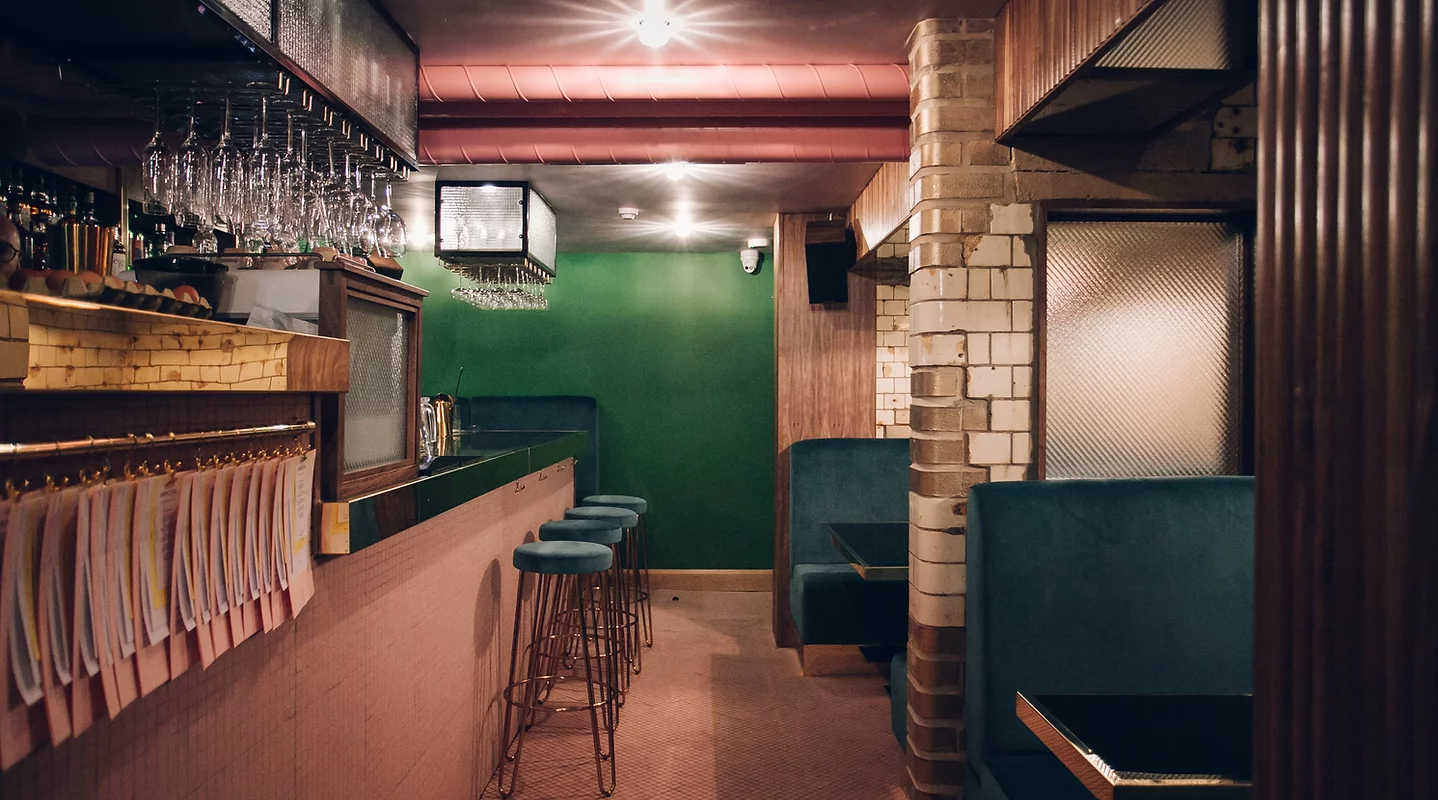 The interior of Public.