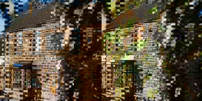 Exterior of The Nags Head Inn.