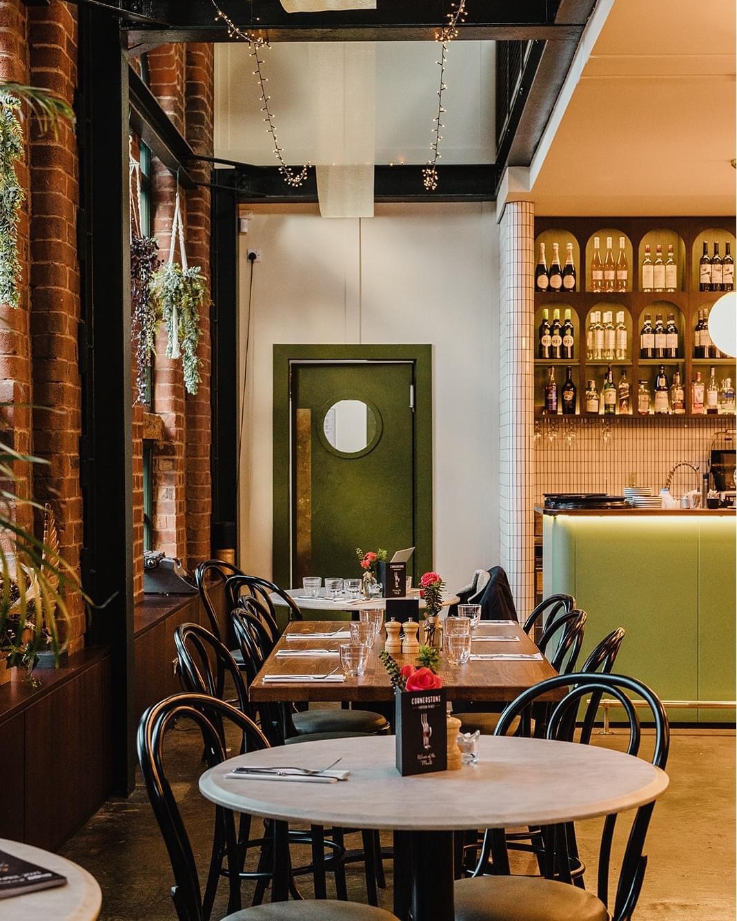 The interior of Cornerstone.