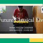 The poster for the Future Classical Live event.