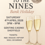 Poster for the event listing the date, times and venue.