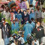 A collage of people in all different scenes from community life.