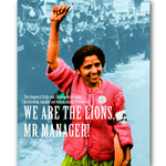 Poster for We Are The Lions, Mr Manager!
