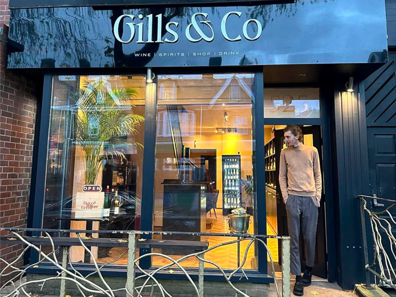 The shop front at Gills & Co.