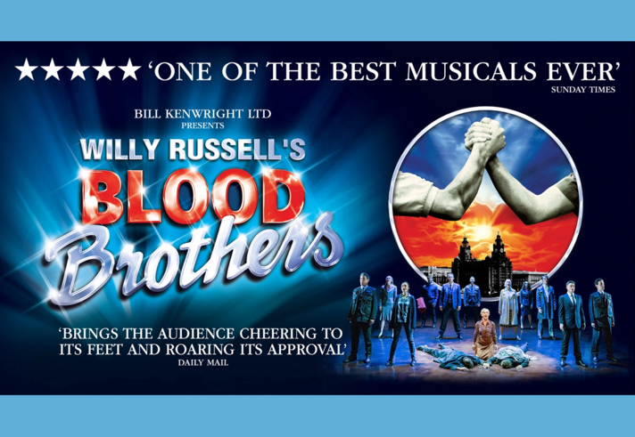 Promo poster for the show Blood Brothers at the Lyceum Theatre, Sheffield.
