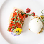 A plate of vegan food.