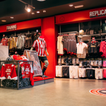 The shop at Sheffield United Football Club.