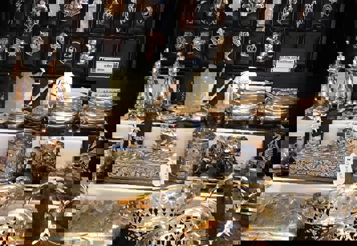 Lots of antiques on display at the Sheffield Antiques Emporium.