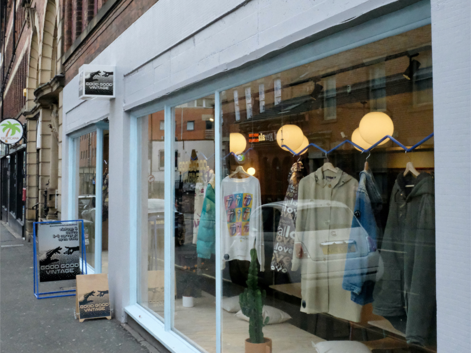 The exterior of Good Good Vintage.