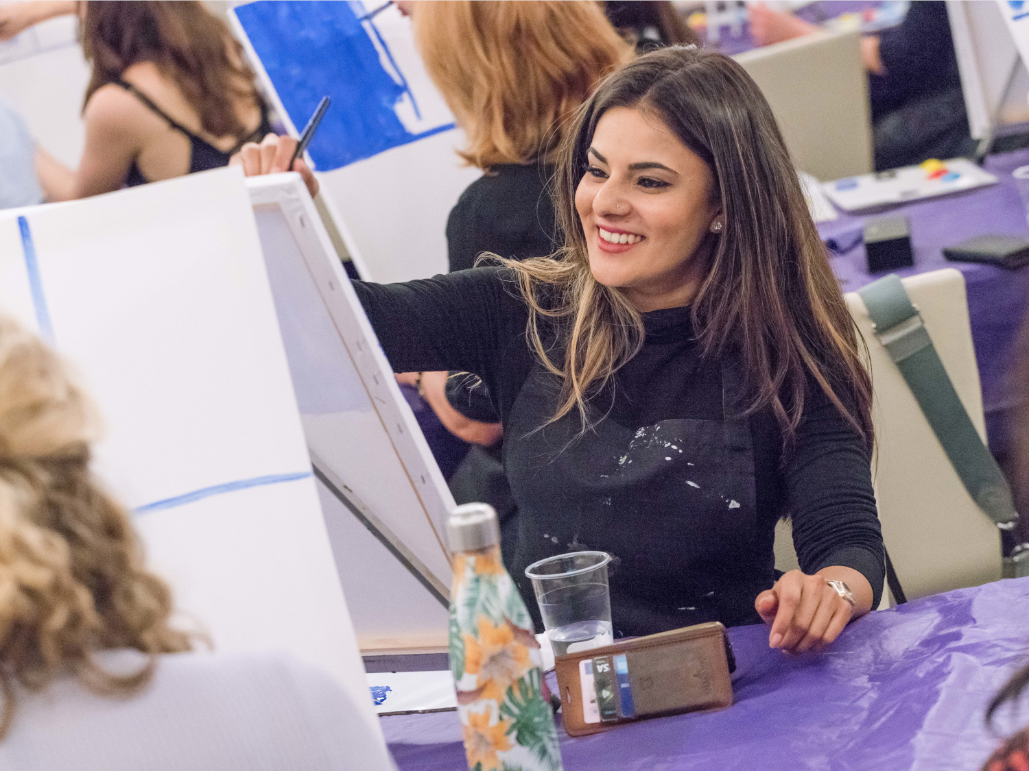 PopUp Painting! Paint starry night!