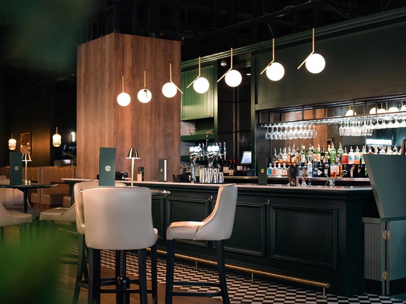 The bar at Clubhouse.