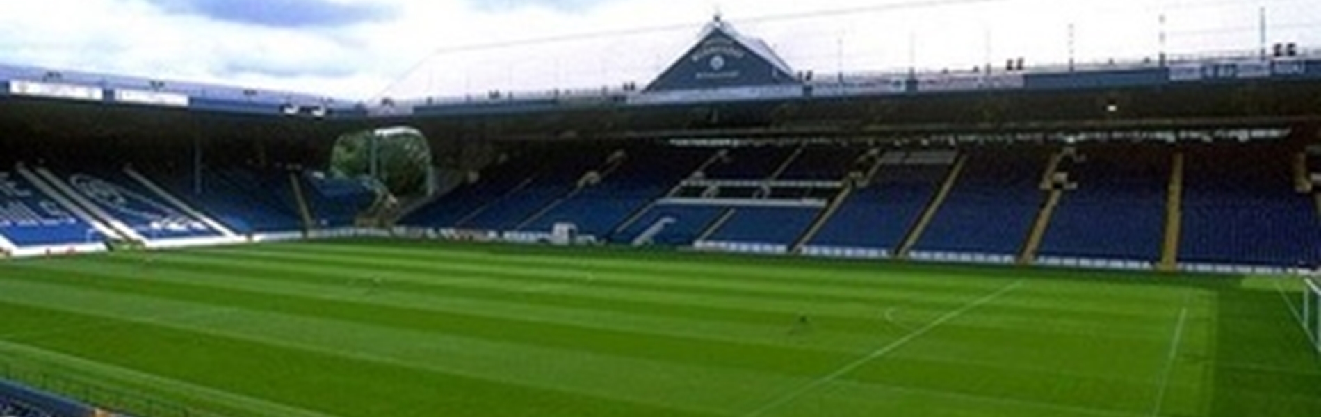 A view of the pitch, from the stands, at Hillsborough Stadium.