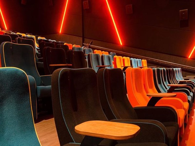 Seating at The Light Cinema.
