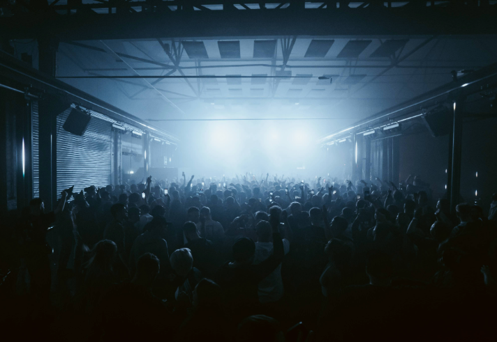 A concert at Forge Warehouse.