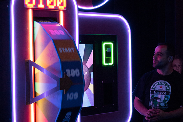 Games board at Gameshow All Stars.