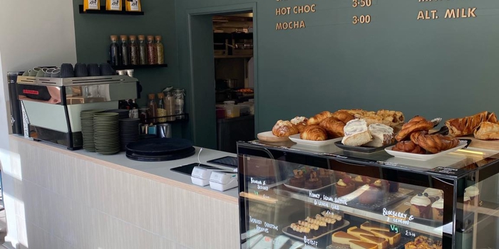 The counter at Kollective Kitchen.