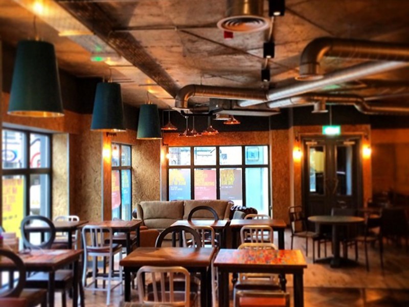 The interior at Couch.