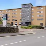 Exterior of Travelodge Sheffield Meadowhall showing the hotel building and entrance.