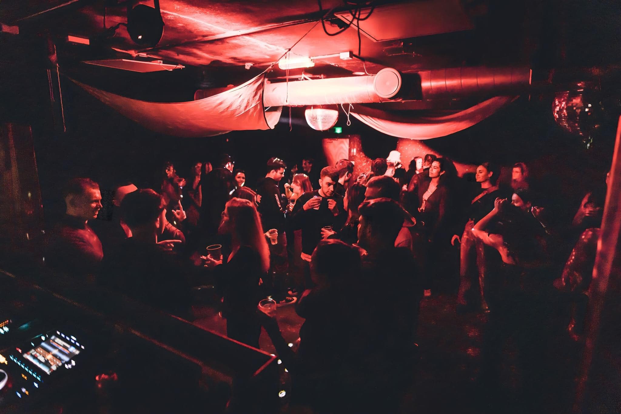 People dancing inside Panke Social 