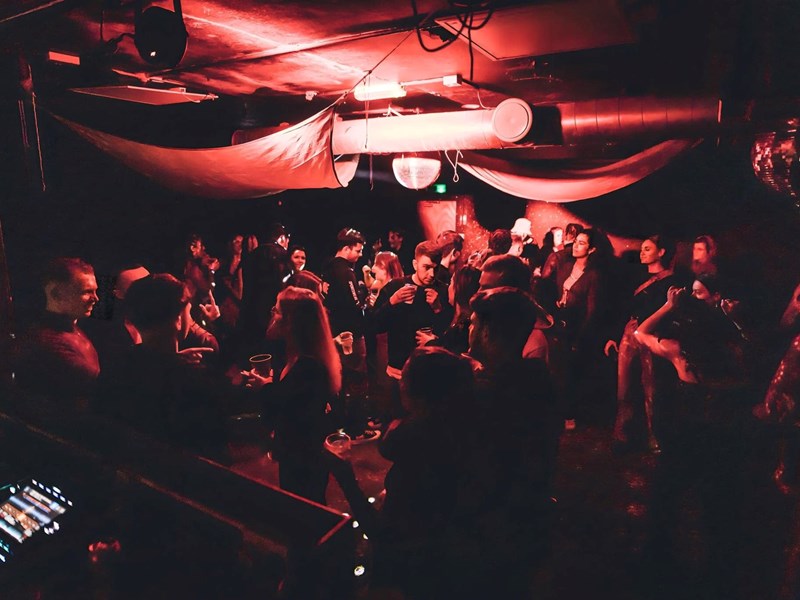 People dancing inside Panke Social