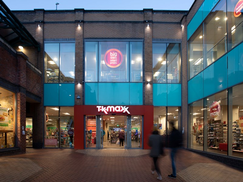 The entrance to TK Maxx in Orchard Square.
