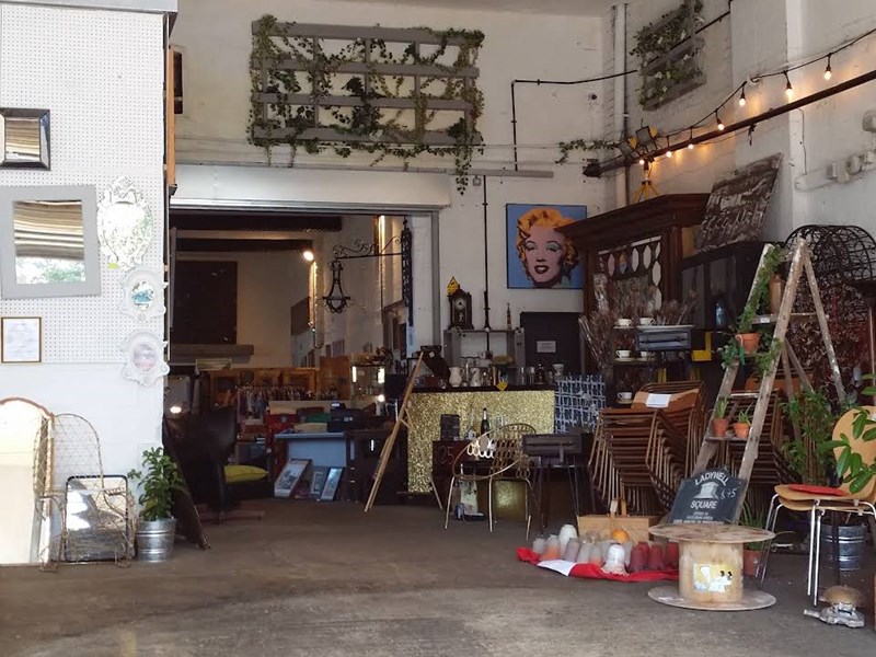 Inside The Kelham Flea.