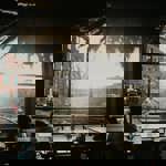 The view out of the window at The Grind Café.