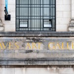  Graves Gallery carved into the stone on the outside of the building.