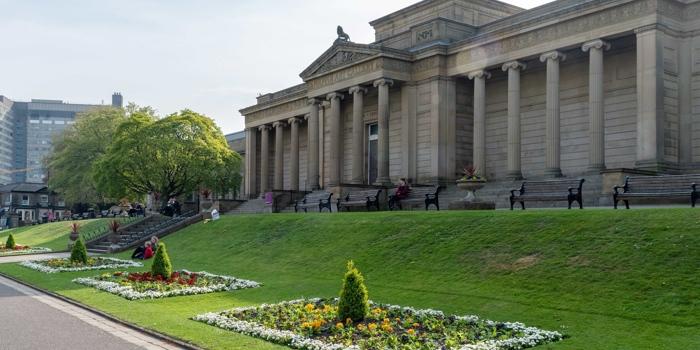 The exterior of the Weston Park Museum.