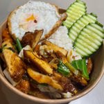 A bowl of food at Sheffield Plate.