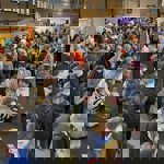 Crowds of people at the Steel City Beer And Cider Festival.