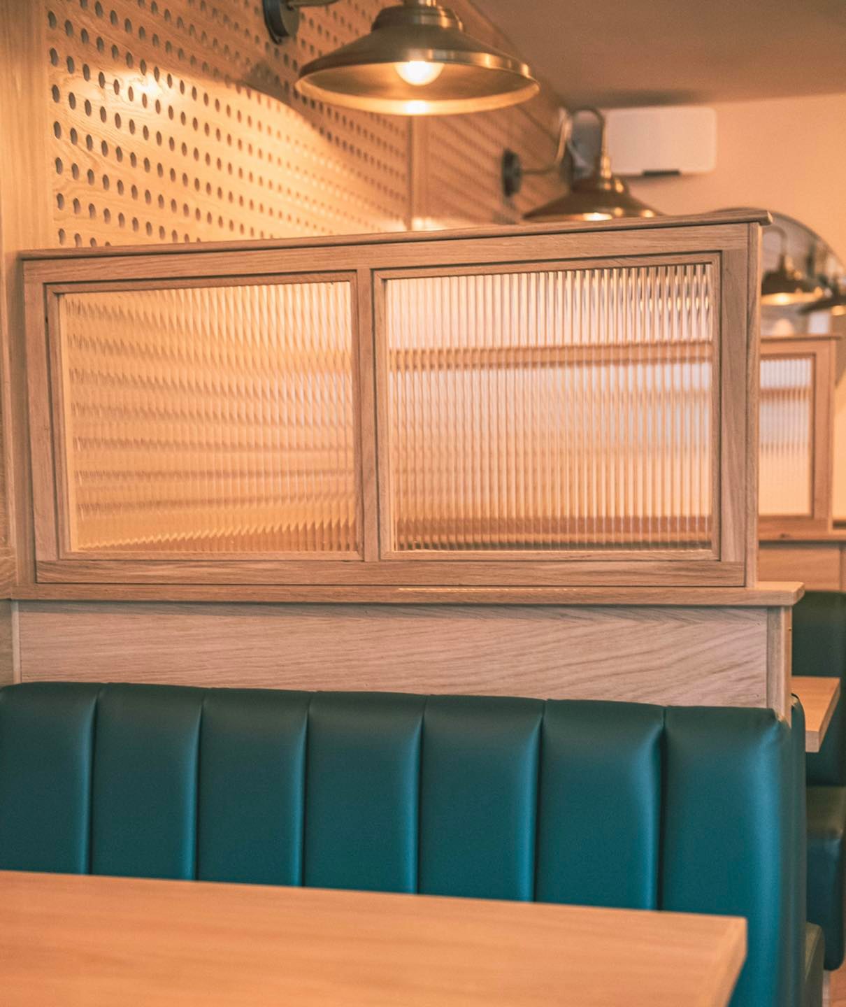 Booths at The Dark Horse.