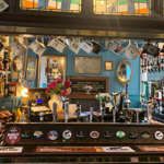 The bar at The Grapes