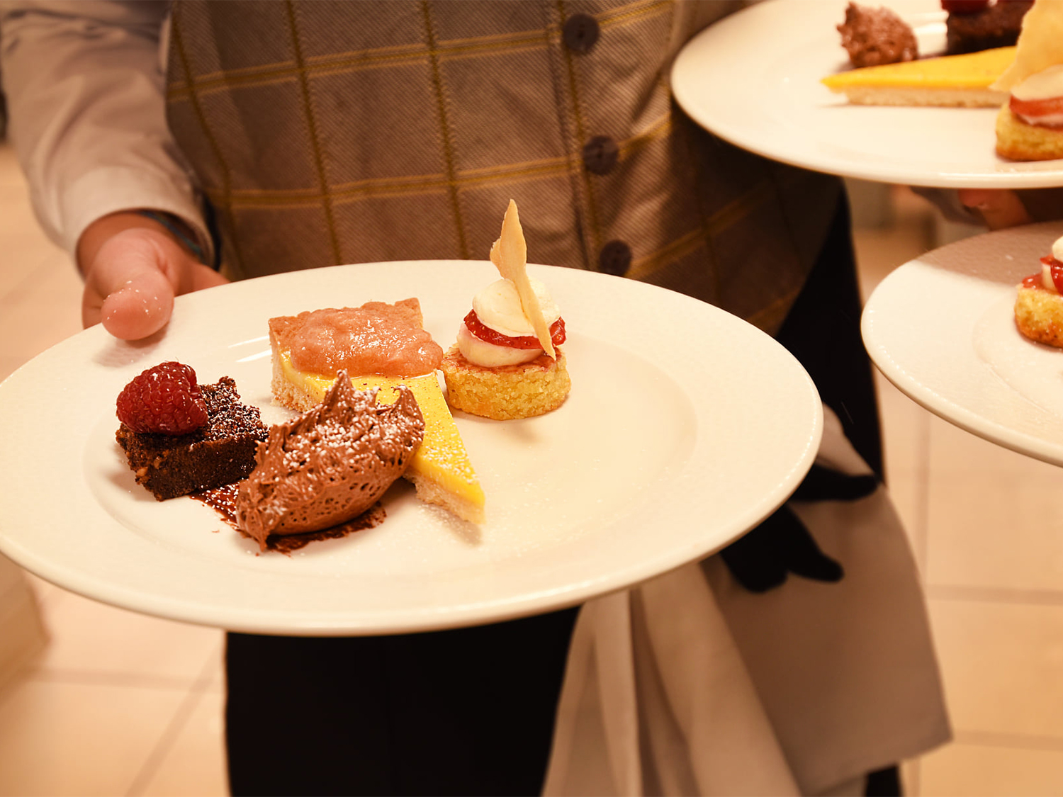 Food being served at The OEC Sheffield