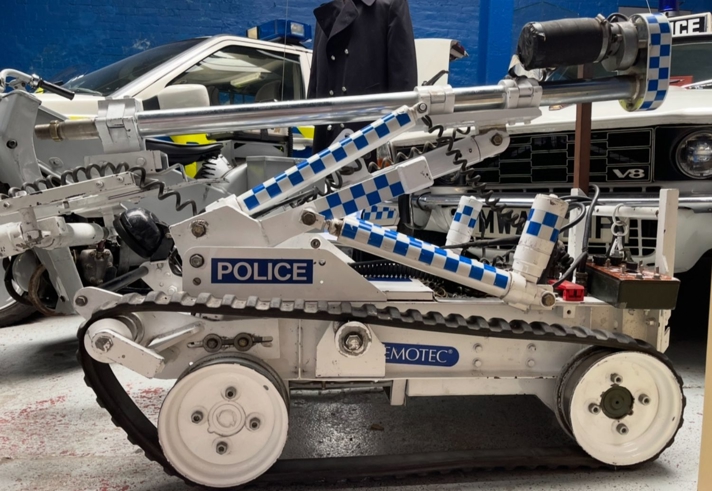 A police robot.