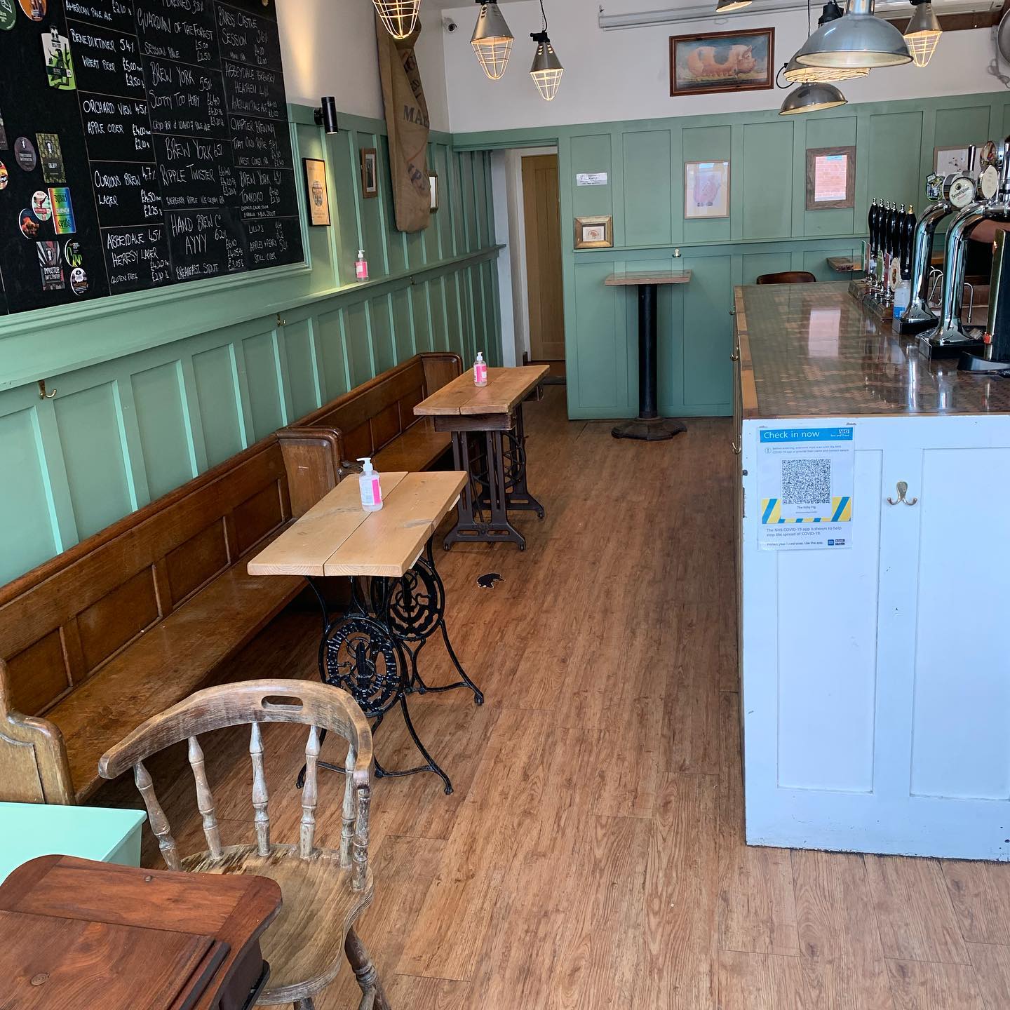 Interior of The Itchy Pig.