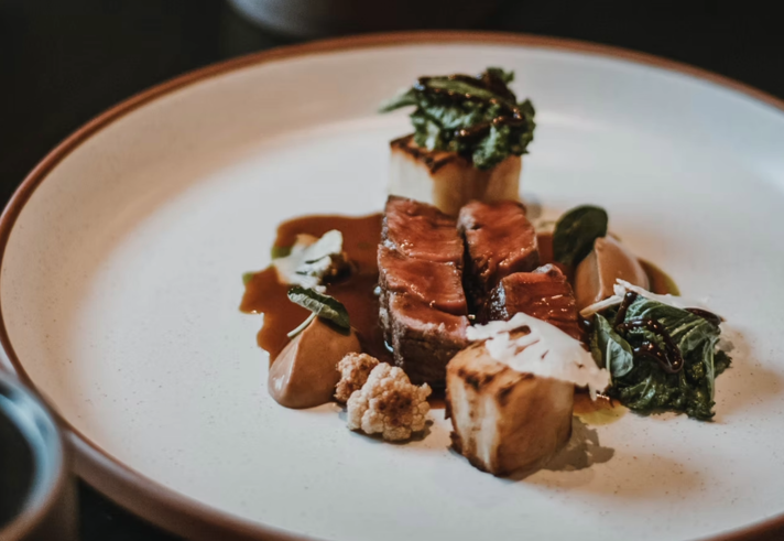 A plate of food at West 10 Bar & Kitchen.