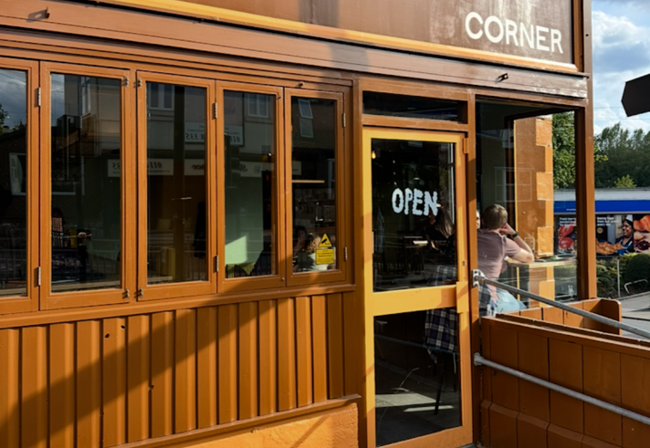 The exterior of Corner on Abbeydale Road in Sheffield.